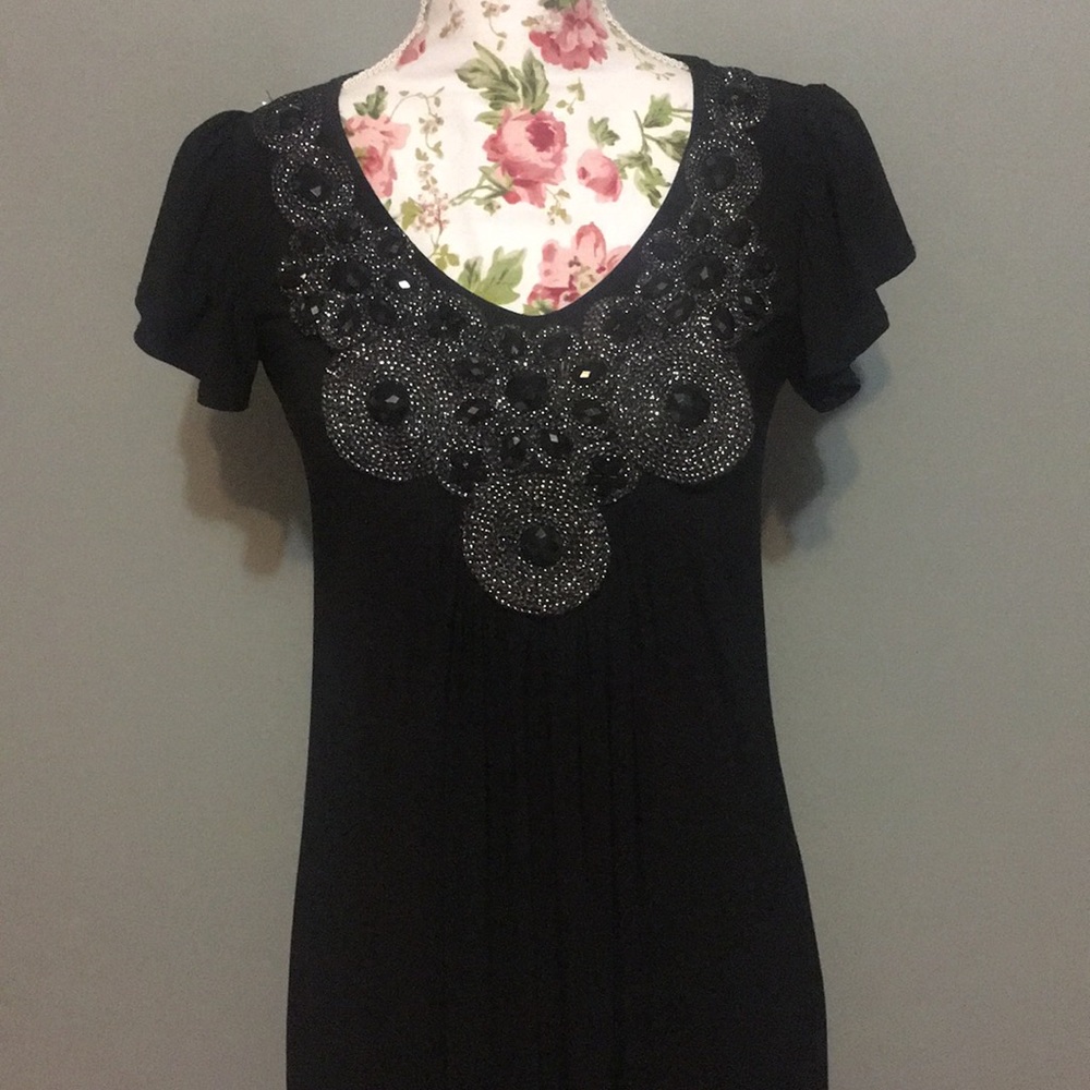 Black maxi dress